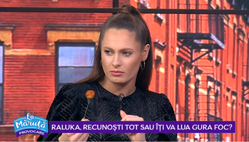 VIDEO Raluka, răspunde la întrebările picante date de Cătălin Măruță