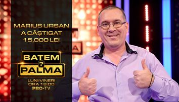 Marius Ursan a câștigat 15.000 de lei în a doua ediție Batem palma?: „Este o sumă foarte bună!”