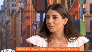 Povestea impresionantă a Antoanelei Manac, medic și campioană națională la triatlon