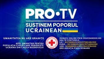 PRO TV sprijină Crucea Roșie care-i ajută pe cei afectați direct de război