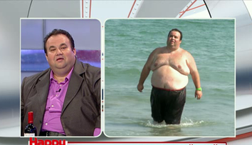 Pariu nebun: Impresarul vedetelor promite sa slabeasca 50 de kilograme. <span style=