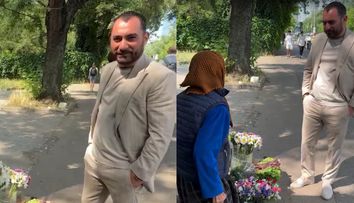 Pescobar, gest de milioane pentru o bătrână care vindea flori pe o stradă din Capitală. A cumpărat toată marfa pentru o sumă record: „Să vină și alții să cumpere”