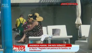 Primele imagini cu Andreea Marin si Stefan Banica Jr. impreuna dupa divort! Cum s-au relaxat cei doi la piscina