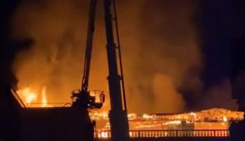 Un incendiu puternic a avut loc în Cartierul Francez din Capitală