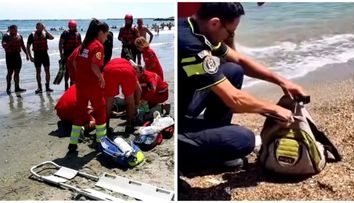 Un bărbat în vârstă 36 de ani a murit în apele mării, la Eforie Sud. Incredibil ce au putut găsi polițiștii în rucsacul lui: „În urma primelor verificări...”
