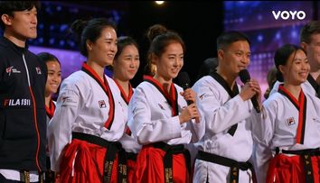 Așa ceva vezi în filmele cu Jackie Chan. Cei de la World Taekwondo au uimit cu momentul lor de la America's Got Talent