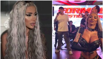 Cristina Pucean, ținta glumelor în online după ce a apărut într-un costum de piele și cu lanțuri în păr: „S-a inspirat din Mortal Kombat”