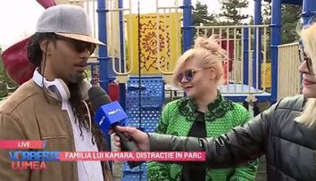 VIDEO Familia lui Kamara, distracție în parc