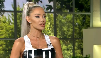 Bianca Drăgușanu, antrenament intens la Vorbește Lumea. Vedeta i-a arătat lui Cove un set complex de exerciții fizice