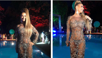 După ce a impresionat în România într-o rochie foarte sexy, Anamaria Prodan face senzaţie la Las Vegas