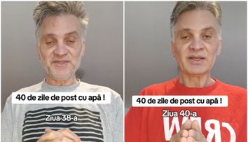 Mihai Onilă, ridiculizat după ce a postit 40 de zile și și-a schimbat drastic înfățișarea: “Dați-le idei la guvernanți se poate trăi doar cu apă!