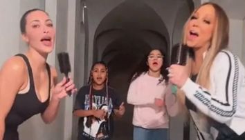 Kim Kardashian și Mariah Carey, video viral pe TikTok cu fiicele lor: 