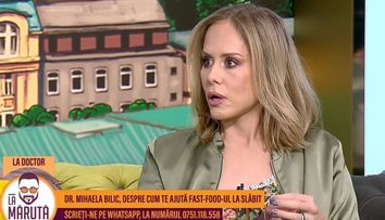 Dr. Mihaela Bilic, despre cum te ajută fast-food-ul la slăbit! 