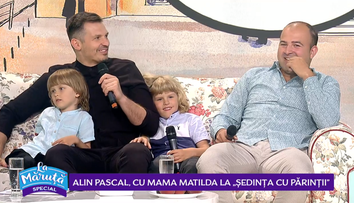 VIDEO Alin Pascal, cu mama Matilda la 