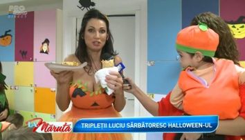 Nicoleta Luciu este sexy chiar si costumata in dovleac. Crezi ca ai vazut tot? Iata cum continua rochia brunetei