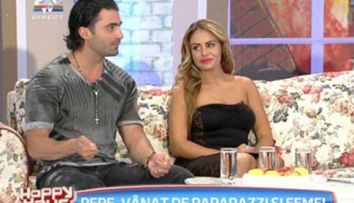 Pepe i-a „sfintit” pe paparazzii din fata locuintei sale! VIDEO