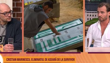 Cum a comentat Cristian Marinescu episodul de la Survivor în care s-a dezbrăcat în fața colegilor. Invitat în platoul „La Măruță”, concurentul eliminat din competiție a dorit să afle de ce l-a criticat Cristi Mitrea
