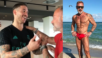 Ce i-a spus Sergio Ramos celebrului Gianluca Vacchi atunci cand l-a vazut la stadion!