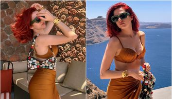 Lidia Buble a aprins imaginația fanilor cu imagini din vacanță. Roșcata s-a lăsat fotografiată în ipostaze incendiare