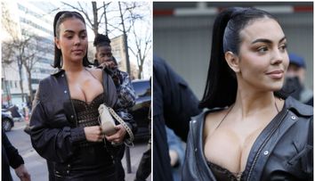 Georgina Rodriguez, apariție “riscantă” în public. Cu un decolteu amplu, a fost la un pas de un accident vestimentar