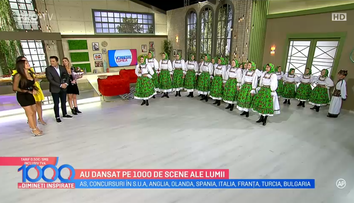 VIDEO Au dansat pe 1000 de scene ale lumii.Trupa AS, pregătiri pentru un show folcloric la Amsterdam