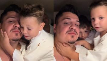 „Tati, mulțumesc...” Franco, băiețelul lui Bogdan de la Ploiești, gest copleșitor! Ce a putut să îi zică artistului într-un video viral pe TikTok