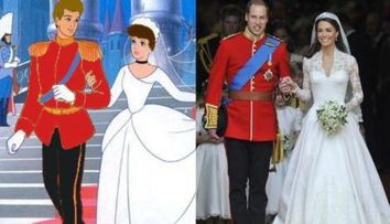 Coincidenta plina de haz: Nu-i asa ca nunta lui Catherine seamana cu nunta Cenusaresei? FOTO
