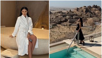 Un hotel săpat în stâncă, peisaje extraterestre și lux absolut! Adelina Pestrițu, noi imagini fabuloase din locația pe care puțini și-o permit