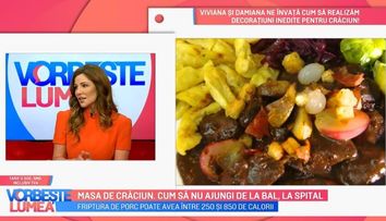 Masa de Crăciun. Oana Cuzino oferă sfaturi legate de excesele alimentare din perioada sărbătorilor