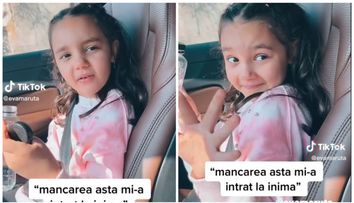 Eva Măruță, un nou video viral pe TikTok! Internauții, topiți după fetița Andrei: “E de-o istețime exagerată”