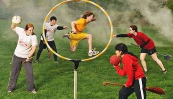 SUPER AMUZANT! Campionatul de Quidditch (Vâj-Hăţ)  FOTO si VIDEO