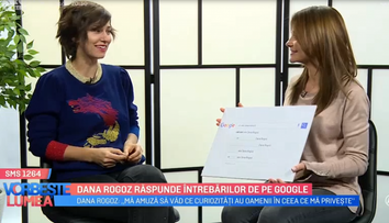 VIDEO Dana Rogoz răspunde intrebărilor de pe Google
