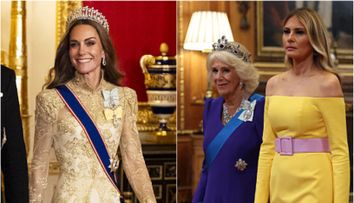 Kate Middleton a eclipsat-o pe Melania Trump la banchetul regal oferit în onoarea președintelui american. Ținuta 