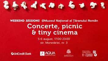 Ultima întâlnire Weekend Sessions are loc la Muzeul Național al Țăranului Român, în weekend-ul 5-6 august