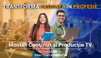 PRO TV și UNATC continuă Programul de Excelență dedicat viitoarei generații de profesioniști din televiziune: „Tinerii care intră în acest program nu vor finaliza doar un ciclu de învățământ, ci vor ieși cu experiență și conexiuni reale”