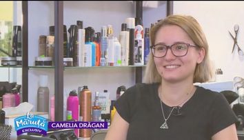 VIDEO Camelia Drăgan a avut parte de o transfomare inedită, marca Adrian Perjovschi
