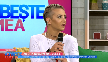 Giulia își începe cariera de actriță. Cântareața a primit un rol într-un film