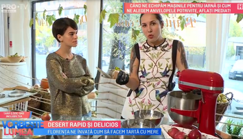 VIDEO Florența a pregătit azi un desert rapid și delicios