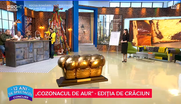 VIDEO Cozonacul de aur - ediția de Crăciun