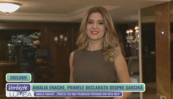 Amalia Enache, primele declaratii despre minunea din viata ei. Cum se simte si cat de bine arata viitoarea mamica
