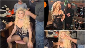 Loredana, cel mai fierbinte videoclip din cariera ei. Imaginile de la filmări au aprins imaginația fanilor