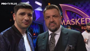 Momente din culisele show-ului Masked Singer România, cu Horia Brenciu și Alex Bogdan