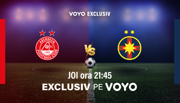VOYO aduce în exclusivitate duelul european al verii: Aberdeen - FCSB, în play-off-ul UEFA Europa League