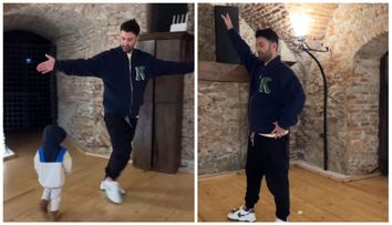 Smiley, video viral pe Instagram cu fiica sa: “Lecții de balet cu Josephine!”