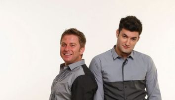Smiley si Pavel Bartos - prezentatorii emisiunii “Romanii au talent” de la ProTV FOTO