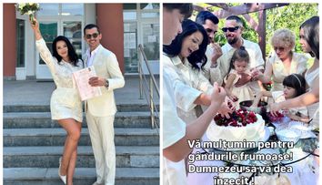 Deea Maxer s-a căsătorit cu Constantin Cataramă. Primele imagini de la petrecere