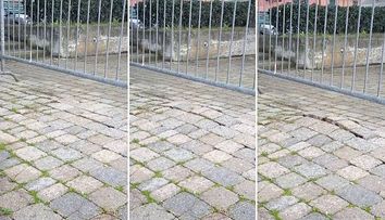 Pare o strada ca oricare alta, dar adevarul este altul. Ce se intampla cu pavelele la diferenta de cateva secunde. VIDEO