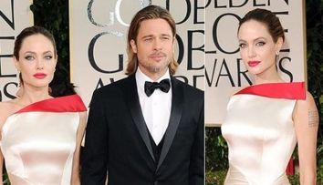 Angelina Jolie si Brad Pitt, cel mai puternic si glamour cuplu din noaptea Globurilor de Aur