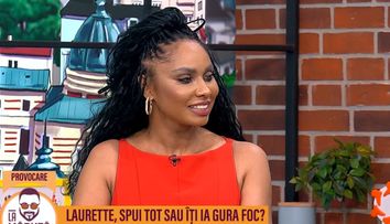 Laurette, despre întoarcerea în România și defectele iubitului. Ce dezvăluiri a făcut la testul „Spui tot sau îți ia gura foc” din emisiunea „La Măruță”