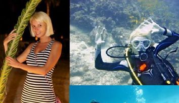 Diana Dumitrescu a inotat printre rechini in Maldive! FOTO